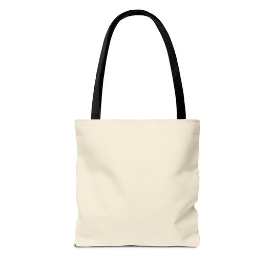 Pomeranian Paw Tote Bag with Japanese Calligraphy — Cute Dog Canvas Shopping Tote