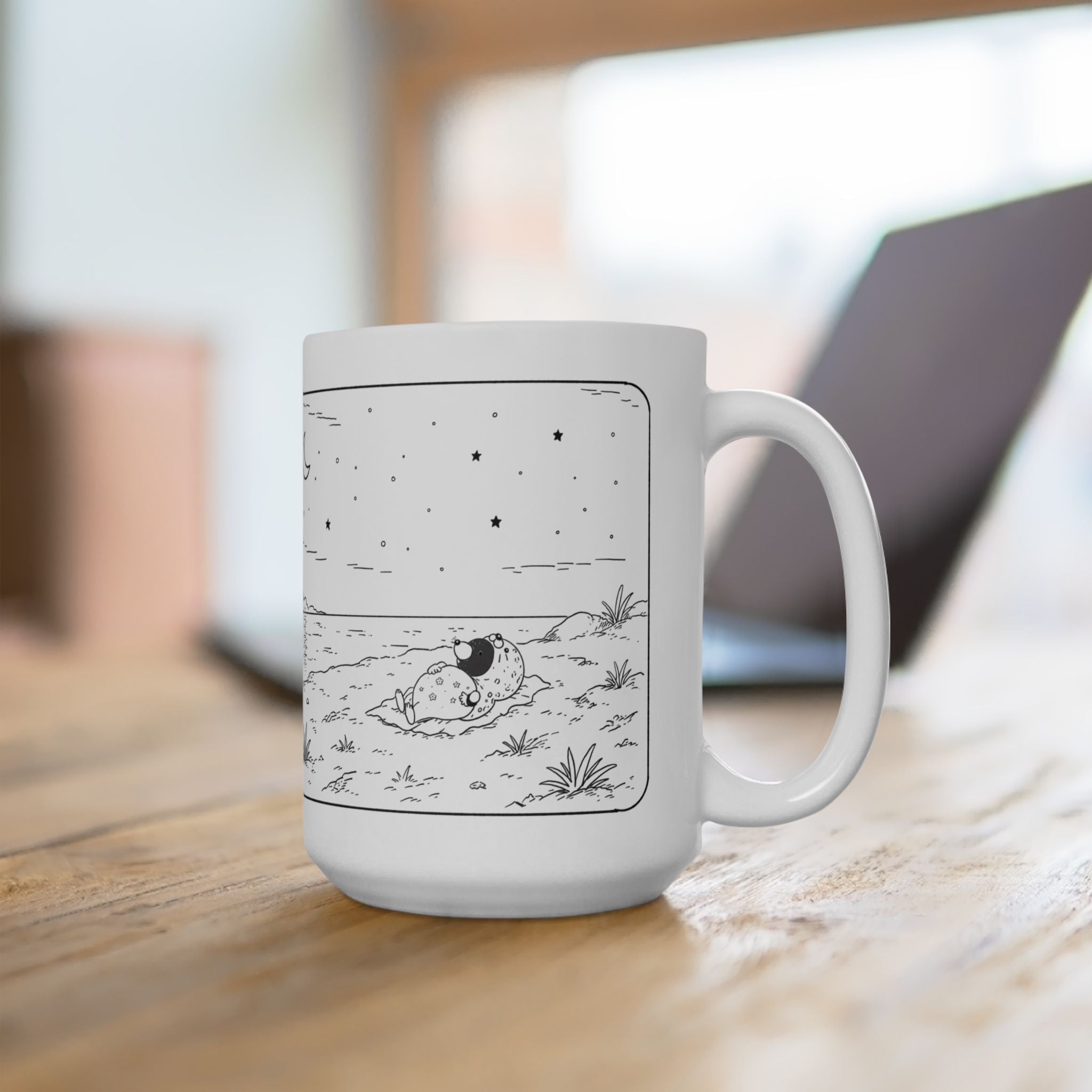Scenic Night Ocean Mug (15oz)