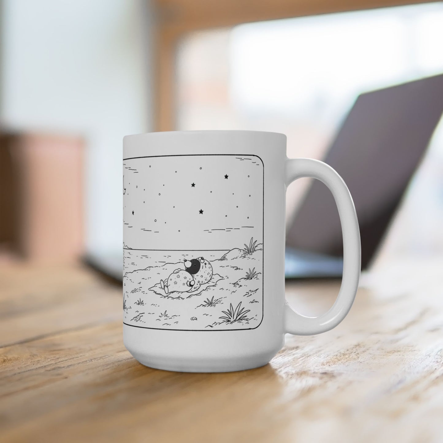 Scenic Night Ocean Mug (15oz)
