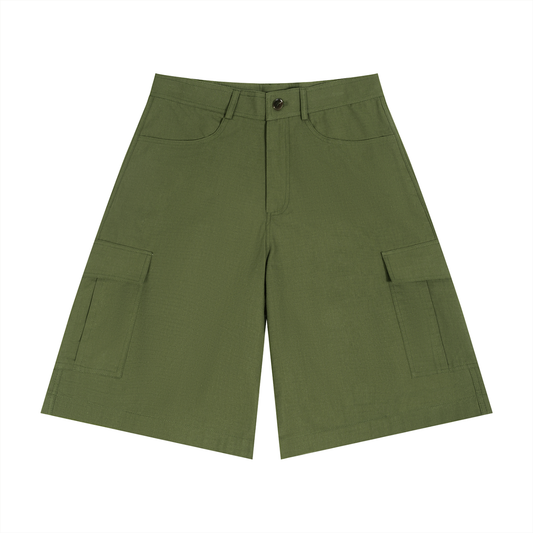 Unisex Woven Cargo Shorts