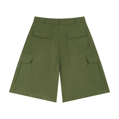 Unisex Woven Cargo Shorts