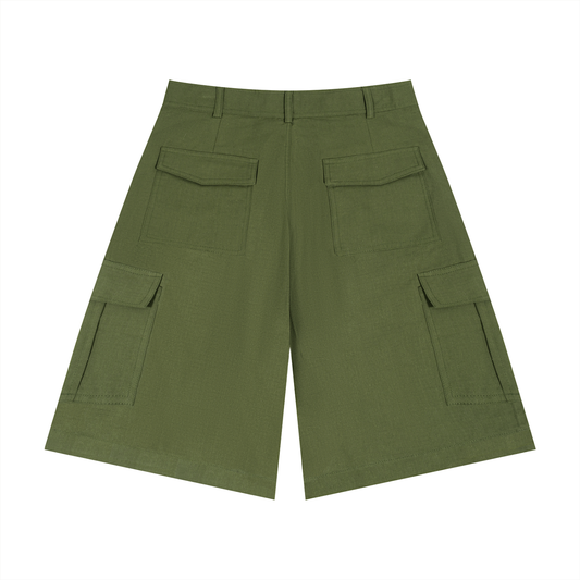 Unisex Woven Cargo Shorts