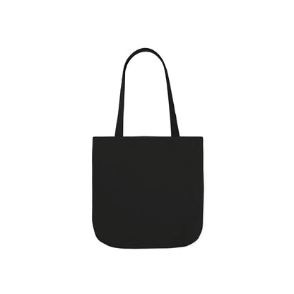 Summery Floral Tote Bag — Script Daisy Canvas Tote