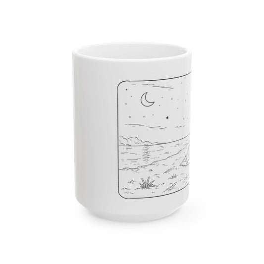 Scenic Night Ocean Mug (15oz)