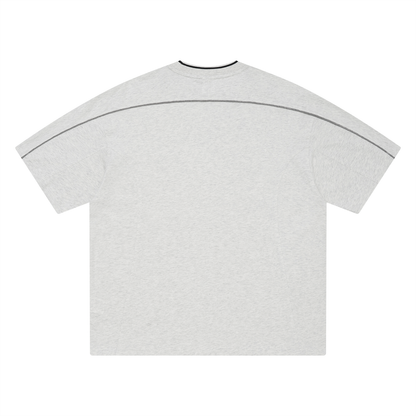 Oversized Contrast Tape T-Shirt
