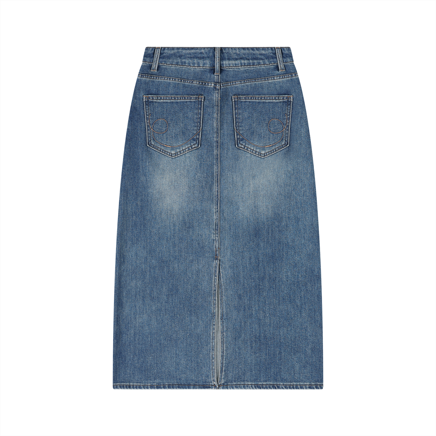 Women’s Vintage Wash Denim Skirt