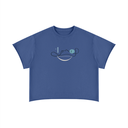 Boxy Raw Edge T-Shirt