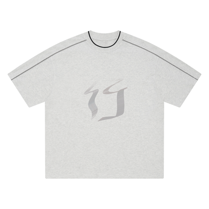 Oversized Contrast Tape T-Shirt