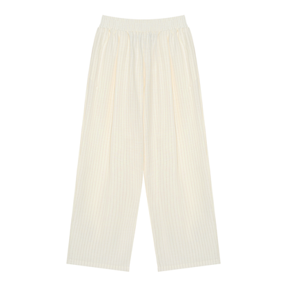 Striped Pleated Pants