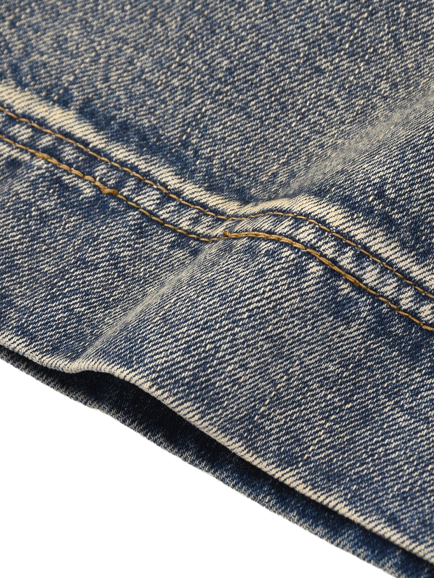 Vintage Wash Baggy Denim Shorts