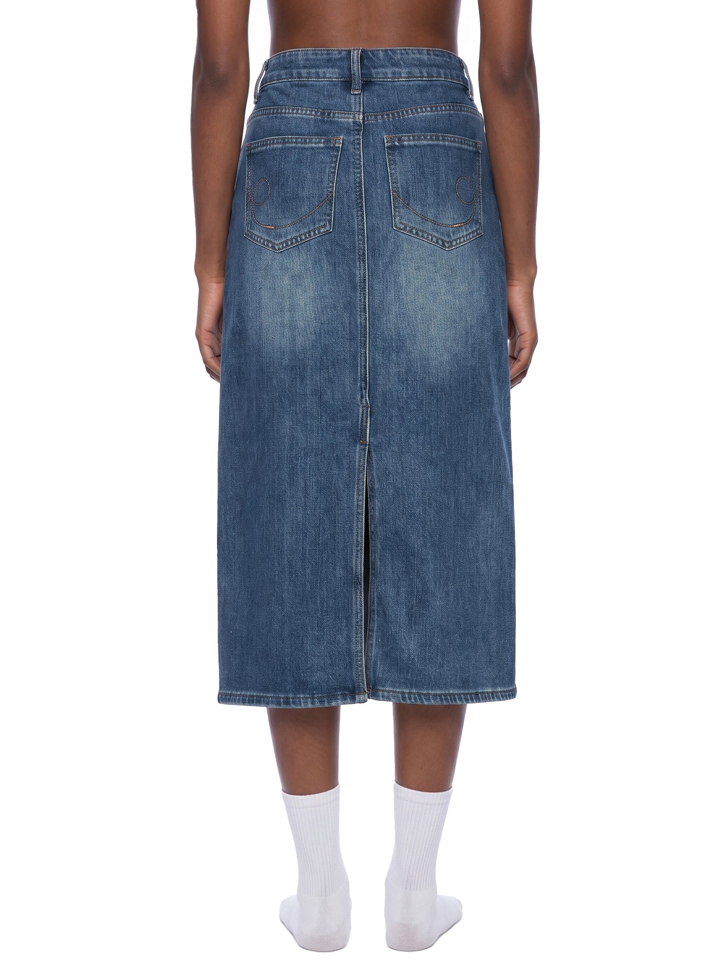 Women’s Vintage Wash Denim Skirt