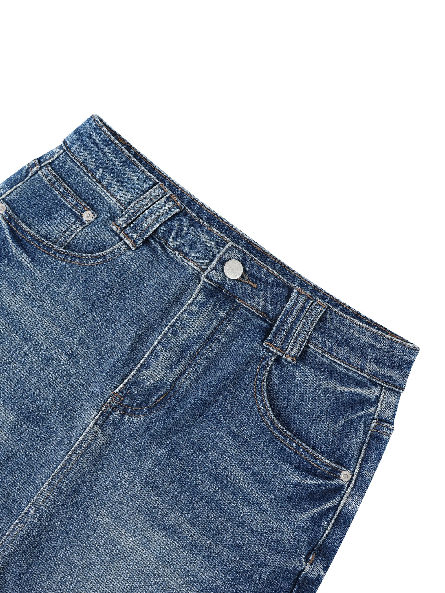 Women’s Vintage Wash Denim Skirt