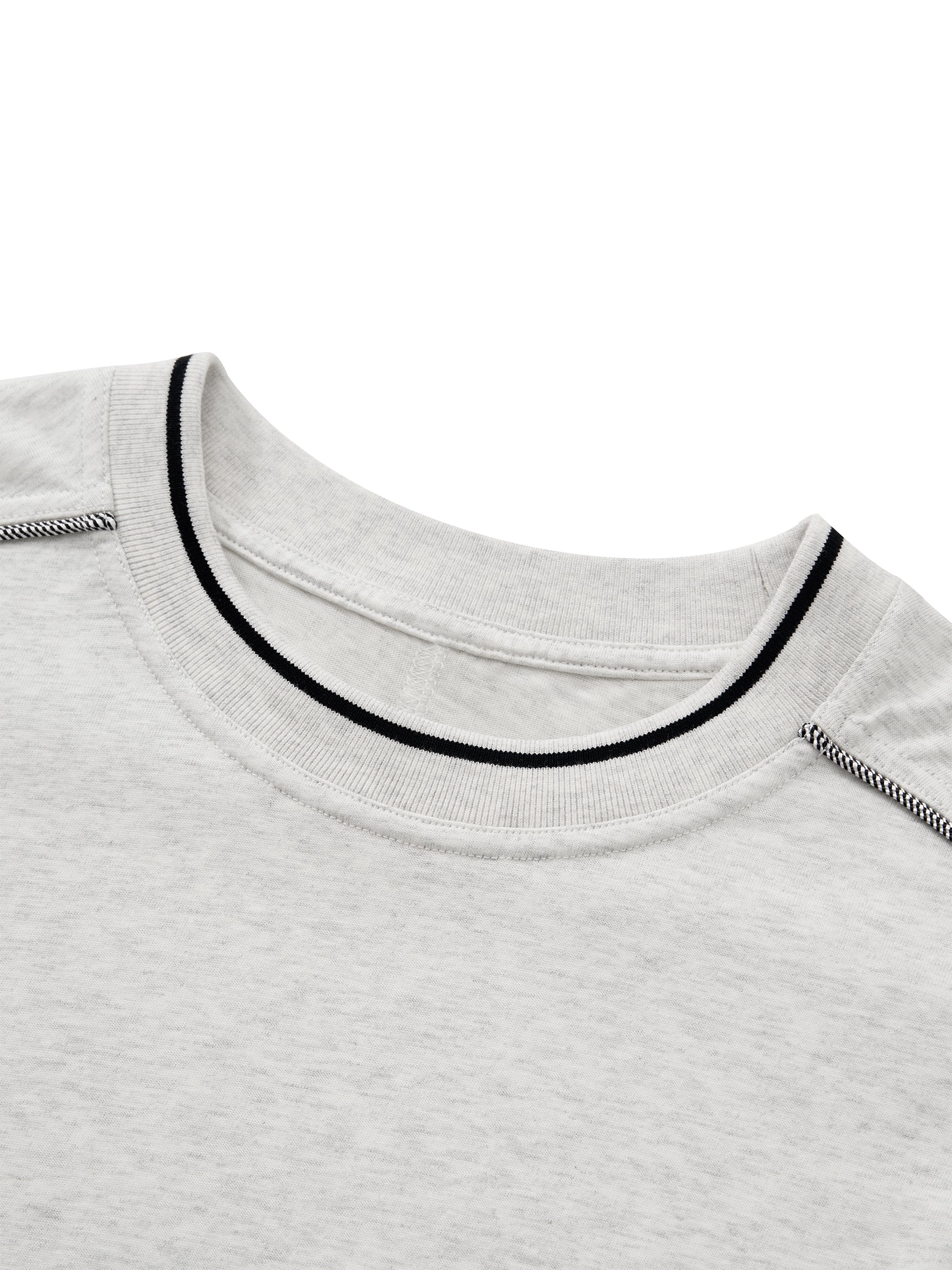 Oversized Contrast Tape T-Shirt
