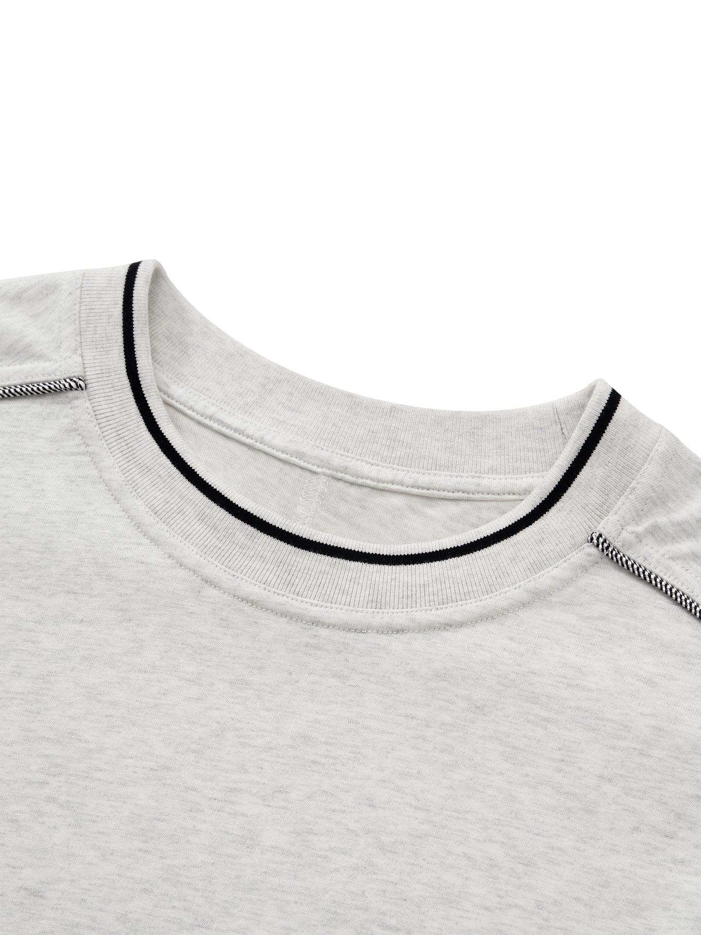 Oversized Contrast Tape T-Shirt