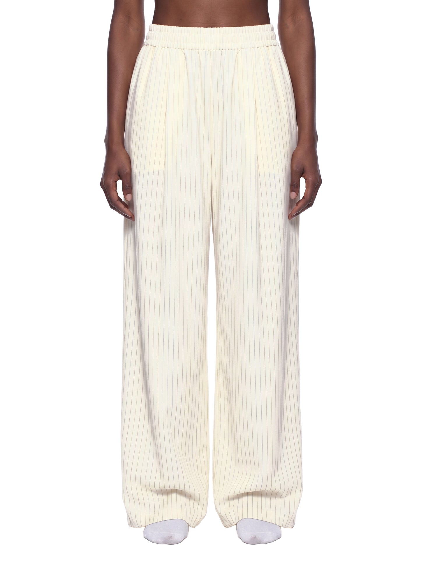 Striped Pleated Pants