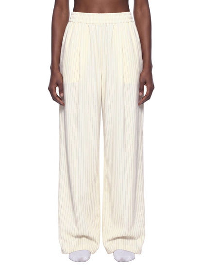 Striped Pleated Pants