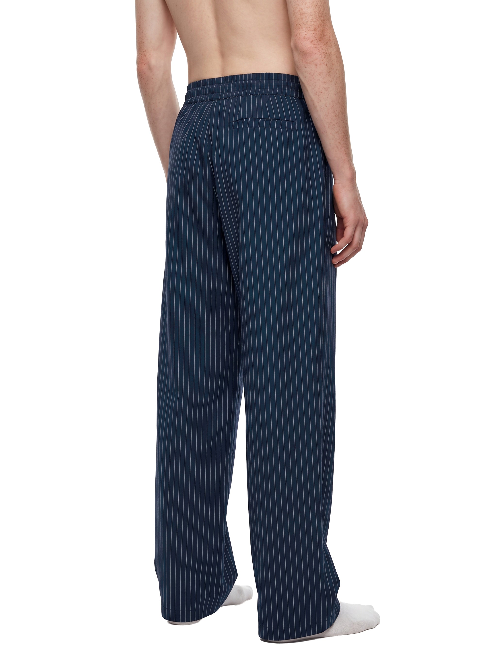 Striped Pleated Pants
